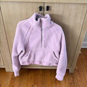 lululemon athletica Light pink Fleece Scuba Hoodie XS/S